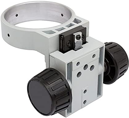 Industriellt mikroskop fokus arm-mikroskop fokuseringsarm industriellt mikroskop arm tvåvägs grov fokusering justering montering huvudhållare ring 76 mm