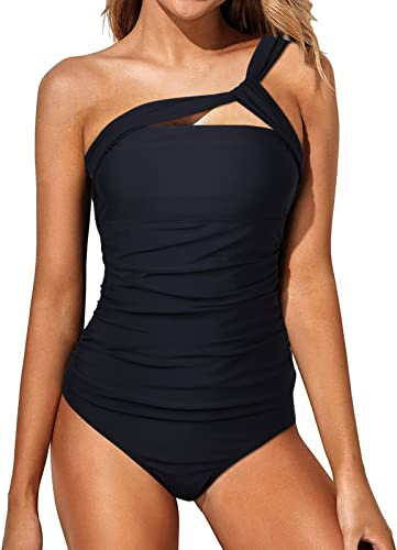 Wantonfy Costume da Bagno Costume Piscina Tankini Set Bagno per Donna Costume da Bagno Imbottito Mare