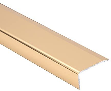 Selbstklebende Teppich-Zierleiste Übergangsleiste für Fenster, Treppenkanten, Kantenschutz aus Aluminiumlegierung, Anti-Fall-Stufenkantenschutz, für Hotel, Schule, Kindertagesstätte, Vorschule, einf