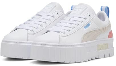 PUMA Damen Mayze Sneakers 40.5 White Pink Fruit