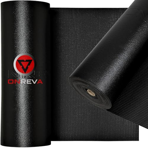 ONREVA Tool Box Liner 16 inch wide x 6 ft Large, Thick Heavy Duty Toolbox Drawer Liners, Rolling Tool Chest Foam Mat, Shelf Rubber Mat, Black Non-slip Organizer Pad for Cabinet, Workbench