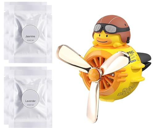 EIHI 1 Pezzi Car Aromaterapia Diffusore, Diffusore Profumo Auto, Clip per Deodorante per Auto con 4 Compresse per Aromaterapia, Air Deodorante