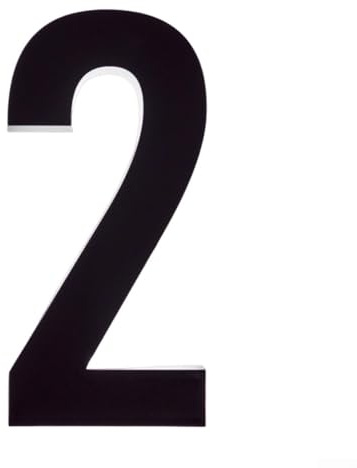 Números de placa de casa 3D 0-9, placa de puerta digital de 7 pulgadas, luz de número de placa de puerta impermeable, lámpara de placa de puerta para patios, villas, hoteles (3)