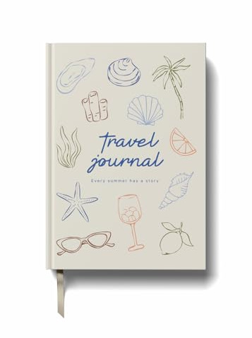 Yop & Tom Diario de viaje – Libro de recuerdos de vacaciones con páginas rayadas, planificador de viajes, guía de embalaje, investigación de destinos, mapa del mundo y diario de lista de cubos de