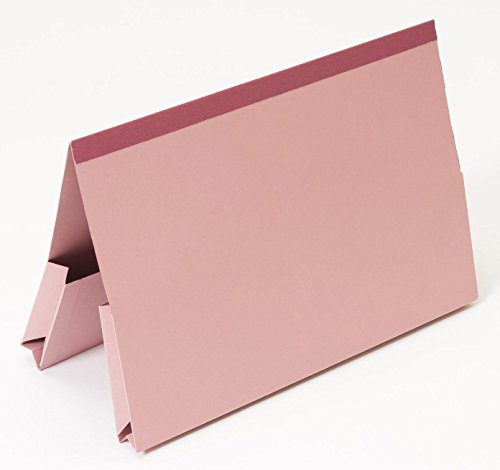 Exacompta - Ref 218-PNKZ - Guildhall - Reinforced Double Pocket Legal Wallets, 25 x 35.5cm, 315gsm Heavyweight Manilla, A4 & Foolscap, Blue Angel Certified - Pink, Pack of 25