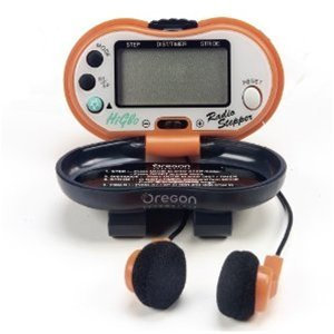 Oregon Scientific Contapassi con Radio AM/FM e Orologio Arancione - Monitor Biometrico