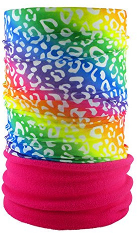 HeadLOOP Polar EXTRA LANG Pink Fleece + Schlauchtuch Multifunktionstuch Schal Halstuch Kopftuch Microfaser