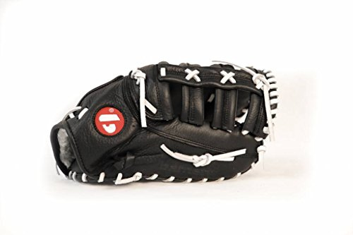 GL-301 REG Competition 1er baser - Guante de béisbol, Piel auténtica, Adulto, Negro
