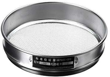 Sucute Hoch Leistungs Garten RäTsel Sieb Ineinander Greifen Boden Sieb Kompost Samen BehäLter Gartenarbeit Werkzeug Silber (2mm)