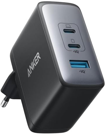 Anker Wall Charger 2xUSB-C 1xUSB 100W Black