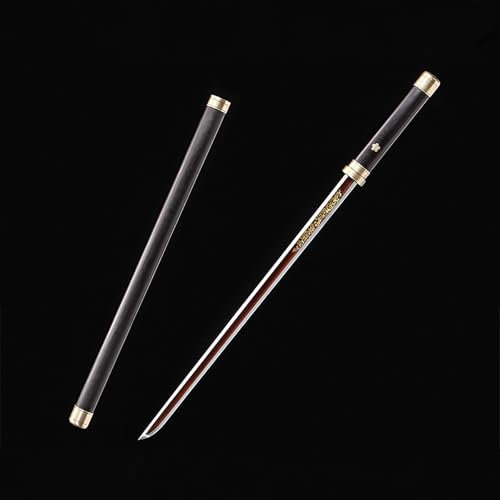 102 cm mit Ebenholzscheide,handgefertigtes Tang-Schwert,handgeschmiedetes echtes Schwert aus Manganstahl,chinesisches gerades Schwert,Kampfkunst-Übungsschwerter,zum Sammeln,Kendo,Geschenke,Requisiten