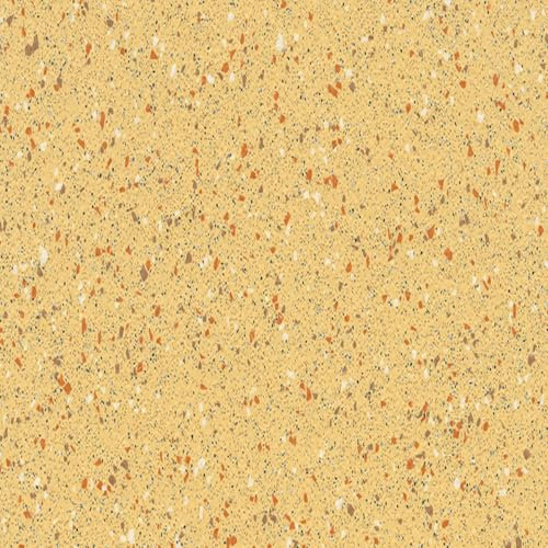 Yellow Speckled Effect Anti Slip Contract Commercial Vinyl Flooring for Usage in Restaurant Kitchen, Gyms, & Hospitals with 2.0mm Thickness -12m(39'4) X 2m(6'6)-24m²