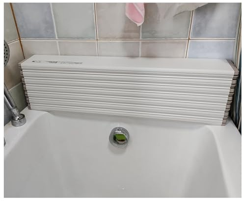 Copertura Vasca da Bagno, Isolamento Copertura Vasca Da Bagno Vassoi Vasca Da Bagno, Pieghevole Coperchio Conservazione Tavola Antipolvere for Bagno Immersione, Bagno Al Latte, Spa pieghevole(150cmx75