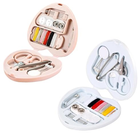 Mini Sewing Kit, Needle and Thread Kit, 2 Boxes