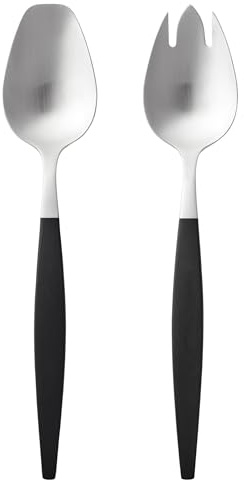 Gense Focus de Luxe Salladsbestick 26,8 cm Svart/Matt stål