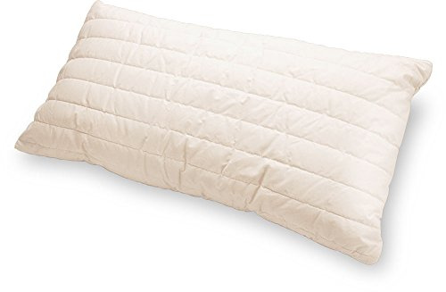 Baumberger Latexflocken-Steppkissen aus Naturlatex, Kissengröße: 40x80 cm