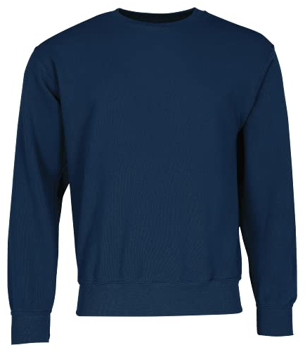 Fruit of the Loom Men's Set-In Classic Sweater, Navy, X-Large