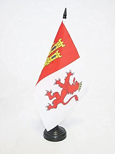 AZ FLAG Bordsflagga Provinsen Cáceres 21x14 cm 100D Polyester Plastfot