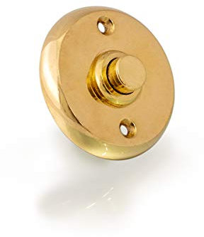 Antikas - Campanello per porta, in ottone, stile rustico