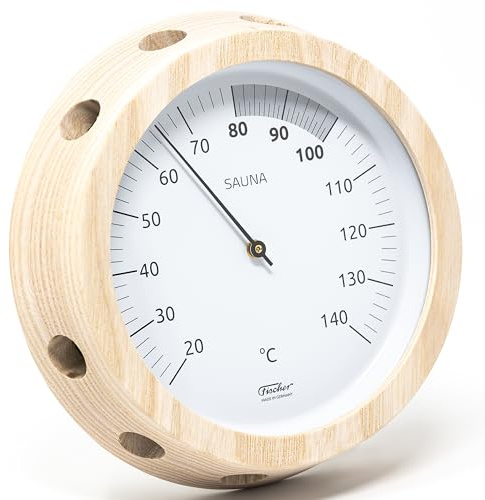 Fischer 3076.00, Sauna-Thermometer, Esche