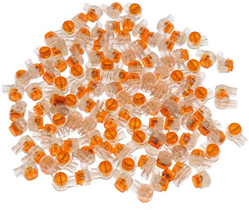 POFET 200cs Telephone Cable Repair Splice Joiner 2 Wire Jelly Crimps Connectors