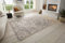 Hanse Home Sand Vintage Teppich – Orientalischer Kurzflor Wohnzimmerteppich Weicher Orient-Teppich Läufer für Schlafzimmer, Esszimmer, Wohnzimmer, Flur, Küche – Creme Grau, 160x235cm