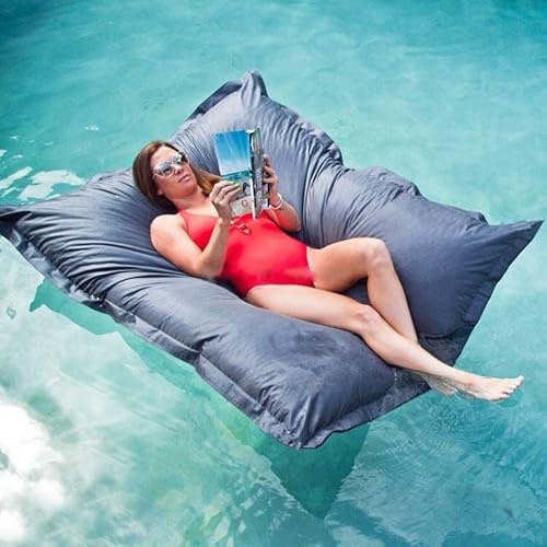 Funda Puf Flotante For Piscina, Al Aire Libre, Interior, Cómodo, Puf Silla Grande, Lado De La Piscina, Natación, Frijol Flotante, Sofá Perezoso, Solo Cubierta, Puf Reutilizable For Nadar( Color :