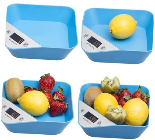 HAKIDZEL 1pieza Báscula De Cocina Digital De Precisión Para Alimentos Sin Batería Diseño y Color Azul Para Doméstico y Repostería