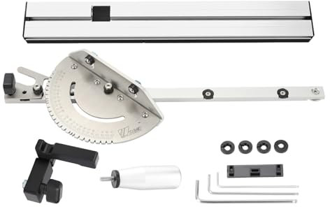 Sägezubehör, Gehrungslehre für Tischsäge, Router Sägen Zubehör Herrscher mit Kastengelenkvorrichtung 450 mm Gehrungslehre, Gehrungslehre Miter Gauge für Tischkreissäge
