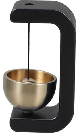 MUELODSIC De Porte Magnétique Laiton Cloche Accueil pour Porte Wind Chime Décoratif pour Réfrigérateur Et Magasins Design Unique Et Installation Facile
