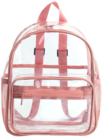 Clear Backpack Book Bag - Transparent Backpack Book Bag - Cute Transparent Book with Multiple Pockets is a Large Capacity and Satisfying Clear Backpack, Magazines, Charger