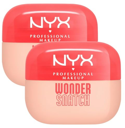 NYX Professional Makeup Cipria in Polvere Wonder Snatch 04 Apricot Attitude Libera Fissante e Traslucida a Lunga Tenuta Texture Vellutata Formula Vegana Arricchita con Peptidi e Tè Verde - 2 Ciprie