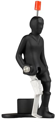 TIPP-KICK Pro-Kicker Loop I Original Player for Young and Old I Fun with the Football Figure Game I Accessories I Black