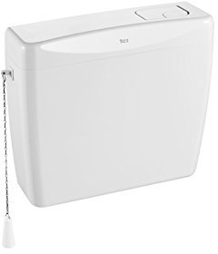 Roca a890200000 – Chasse d'eau haute/semi haute en plastique pour toilettes