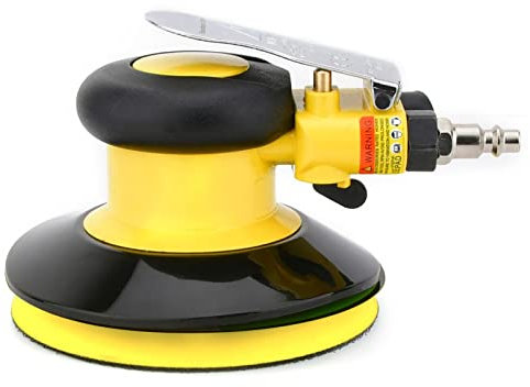 Nuovo aggiornamento levigatrice orbitale levigatrice aria compressa 125mm, regime minimo: 12000 RPM, piccola e potente smerigliatrice multifunzione