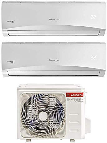 Ariston Prios 9+12 Climatiseur fixe Dual Split WI-FI Ready [Classe d'efficacité énergétique A++] [Classe d'efficacité énergétique A++]