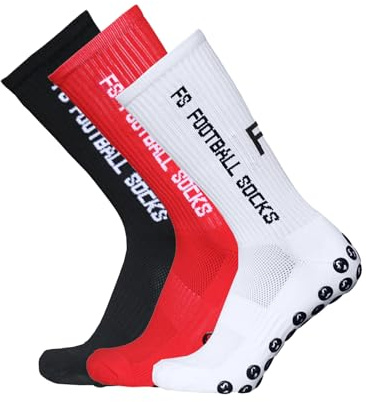 Lixada Calcetines Deportivos para Correr Al Aire Libre Calcetines Elásticos de Compresión Calcetines Deportivos de Fútbol Calcetines Antideslizantes con Agarres
