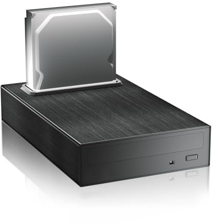 4 in 1 External Blu Ray Drive, 16X Blu-ray, 16X DVD, 48X CD Read/Write with SATA I/II/III Interface, USB 3.0 Type C External Bluray Burner for Laptop DVD Burner Compatible with Windows XP/7/8/10/11