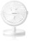 Ventilador de mesa portátil de 6, 5 aspas, 2 velocidades, sin batería, ideal para frescar espacios pequeños y uso en interiores.