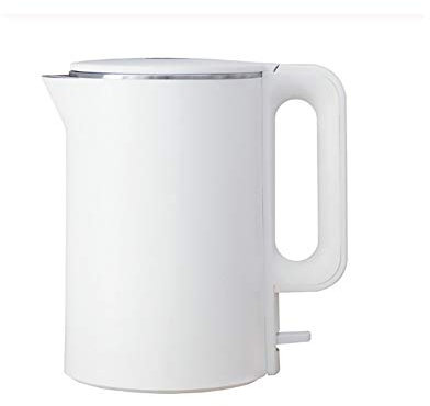 Vattenkokare rostfritt stål snabbkokande Samovar 1500W uppvärmning elektrisk kök vattenkokare tekanna resekanna (färg: Argento) hoppfull