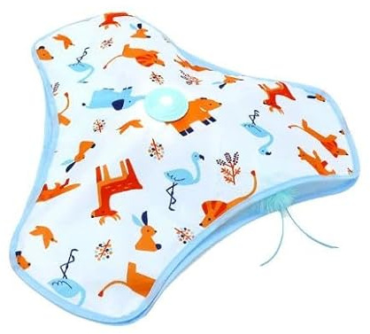 Geoyien Juguetes Juegos para Gatos, Cat Toys, Juguete Pajaro para Gatos, El Deporte Esconde Plumas, Gritos de Pájaros, Apagado a Los 15 Min, Gato Residenciales Activos (Azul)