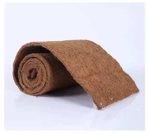 Rollo De Revestimiento Tapiz De Coco Natural 30x300cm Estera Para Jardineras, Bandejas De Cultivo, Cajas De Plantas, Forro Compostable Para Usos Múltiples En Jardín Y Terraza(12x78 inch(30x200cm))