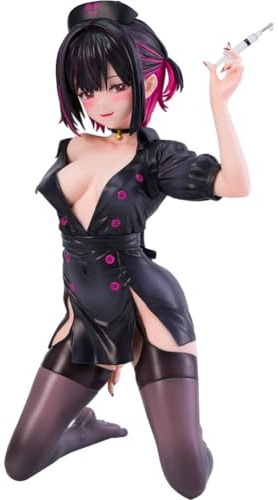 Xinnice Shirayuki Ren Figurine Anime Original Peinture Figurine Fille Figurine d'action Shirayuki Ren Statue Modèle assis PVC 15 cm Décoration de bureau Collection Cadeau