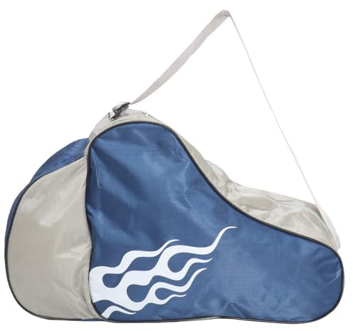 YARNOW Bolsa para Patines de Hielo para Mochila Portátil Correa Ajustable Acolchada Gran Capacidad y Diseño Triangular Adecuado para Transporte en Pista de Patinaje Color Aleatorio