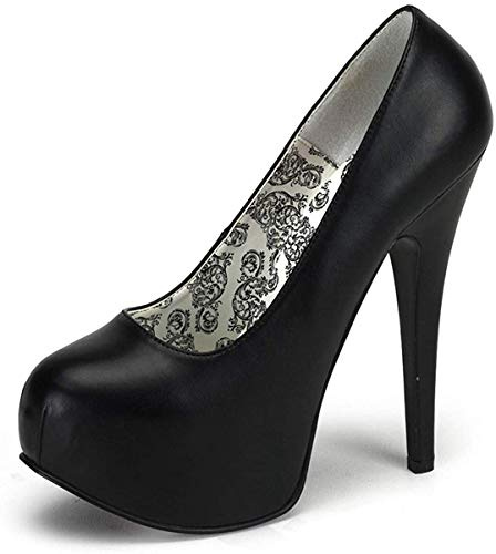 Bordello Teeze-06, Damen Pumps, Schwarz (Blk pu), 40 EU (7 UK)