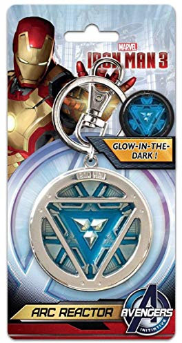 Monogram Marvel Iron Man Arc Reactor en étain Porte-clés
