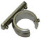GARDINIA Ring Adapter für Universal Träger für Gardinenstangen Ø 20 mm, 2 Stück, Serie Chicago, Metall, Edelstahl-Optik