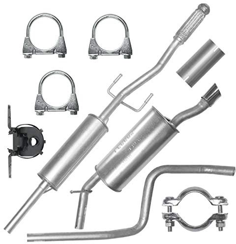 Auspuffanlage Schalldämpferset Auspuff für Peugeot 207 Motor 1.4i 1.6i