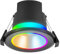 SYLVANIA Smart LED Einbaustrahler 230v | 16 Mio. Farben + Warm - Tageslichtweiß | RGB Spot dimmbar Ø 68 mm | Deckenleuchte kompatibel mit App, Alexa, Siri | Badezimmer, Wohnzimmer & mehr