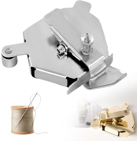 Matame Magnetic Seam Guide, Magnetische Nahtführung,Nähgewichte,Siebte Generation Sechseckiges Multifunktionsgerät Nähzubehör für Nähmaschinen-Multifunktions-Befestigungslehren-Werkzeug (Silber -1)